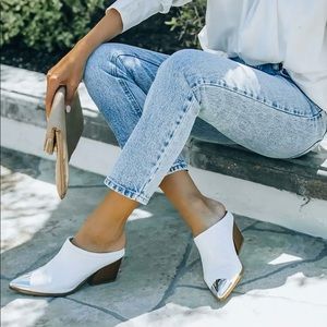 Vici closed toe heeled mules